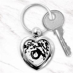 Abstract Art Key Chains (heart)  by ValentinaDesign