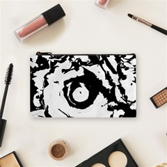 Abstract Art Cosmetic Bag (small)  by ValentinaDesign