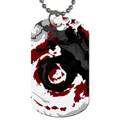 Abstract Art Dog Tag (one Side) by ValentinaDesign