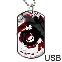 Abstract Art Dog Tag Usb Flash (two Sides) by ValentinaDesign