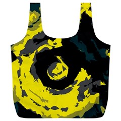 Abstract Art Full Print Recycle Bags (l)  by ValentinaDesign