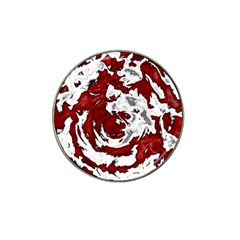 Abstract Art Hat Clip Ball Marker (4 Pack) by ValentinaDesign