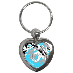 Abstract Art Key Chains (heart)  by ValentinaDesign