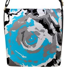 Abstract Art Flap Messenger Bag (s) by ValentinaDesign