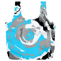 Abstract Art Full Print Recycle Bags (l)  by ValentinaDesign