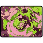 Abstract art Double Sided Fleece Blanket (Large)  80 x60  Blanket Front