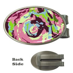 Abstract Art Money Clips (oval) 