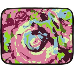 Abstract Art Fleece Blanket (mini) by ValentinaDesign