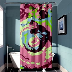 Abstract Art Shower Curtain 36  X 72  (stall)  by ValentinaDesign