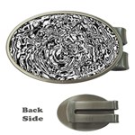 Abstract art Money Clips (Oval)  Front