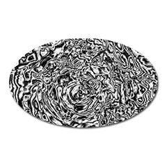 Abstract Art Oval Magnet by ValentinaDesign