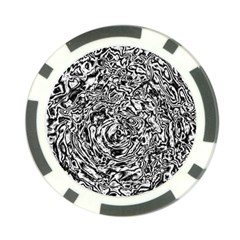 Abstract Art Poker Chip Card Guard by ValentinaDesign