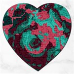 Abstract art Jigsaw Puzzle (Heart) Front