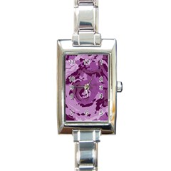 Abstract Art Rectangle Italian Charm Watch by ValentinaDesign