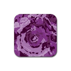 Abstract Art Rubber Coaster (square)  by ValentinaDesign