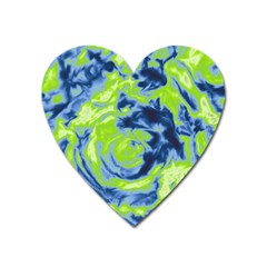 Abstract Art Heart Magnet by ValentinaDesign