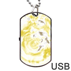 Abstract Art Dog Tag Usb Flash (two Sides) by ValentinaDesign