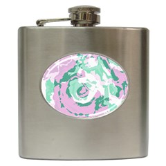 Abstract Art Hip Flask (6 Oz) by ValentinaDesign