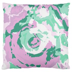 Abstract Art Large Cushion Case (one Side) by ValentinaDesign