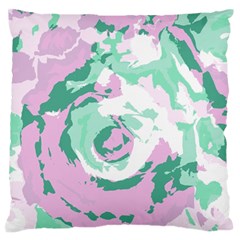 Abstract Art Large Flano Cushion Case (one Side) by ValentinaDesign