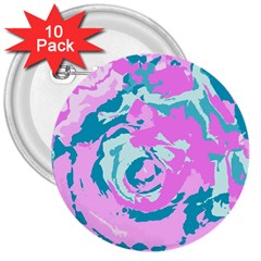 Abstract Art 3  Buttons (10 Pack)  by ValentinaDesign