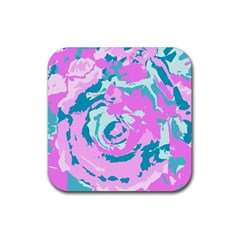 Abstract Art Rubber Coaster (square)  by ValentinaDesign