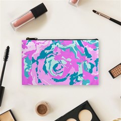 Abstract Art Cosmetic Bag (small)  by ValentinaDesign