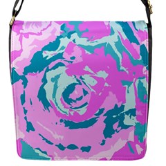 Abstract Art Flap Messenger Bag (s) by ValentinaDesign