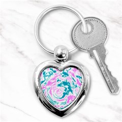 Abstract Art Key Chains (heart)  by ValentinaDesign