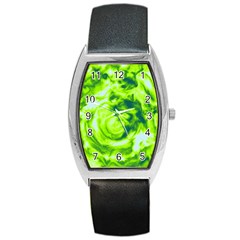 Abstract Art Barrel Style Metal Watch by ValentinaDesign