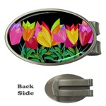 Tulips Money Clips (Oval)  Front