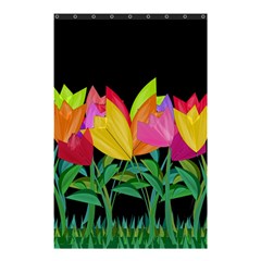 Tulips Shower Curtain 48  X 72  (small)  by ValentinaDesign