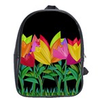 Tulips School Bags (XL)  Front