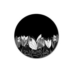 Tulips Magnet 3  (round) by ValentinaDesign