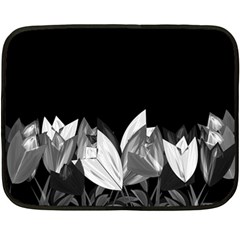 Tulips Fleece Blanket (mini) by ValentinaDesign