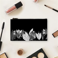 Tulips Cosmetic Bag (small)  by ValentinaDesign