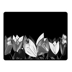 Tulips Fleece Blanket (small) by ValentinaDesign