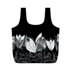 Tulips Full Print Recycle Bags (m)  by ValentinaDesign