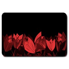 Tulips Large Doormat  by ValentinaDesign