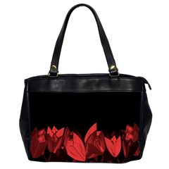 Tulips Office Handbags (2 Sides)  by ValentinaDesign