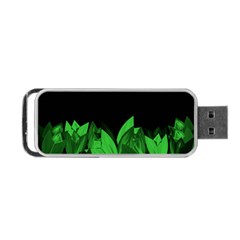 Tulips Portable Usb Flash (one Side) by ValentinaDesign