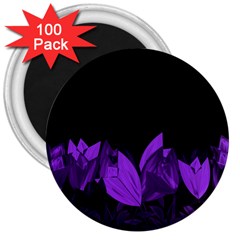 Tulips 3  Magnets (100 Pack) by ValentinaDesign