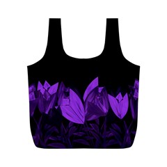 Tulips Full Print Recycle Bags (m)  by ValentinaDesign