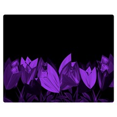 Tulips Double Sided Flano Blanket (medium)  by ValentinaDesign