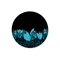 Tulips Magnet 3  (round) by ValentinaDesign