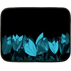 Tulips Fleece Blanket (mini) by ValentinaDesign