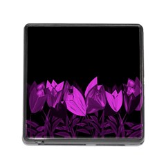 Tulips Memory Card Reader (square) by ValentinaDesign