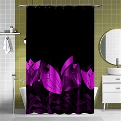 Tulips Shower Curtain 48  X 72  (small)  by ValentinaDesign