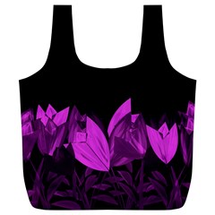 Tulips Full Print Recycle Bags (l)  by ValentinaDesign