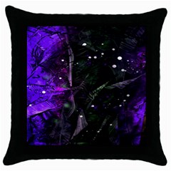 Abstract Design Throw Pillow Case (black) by ValentinaDesign